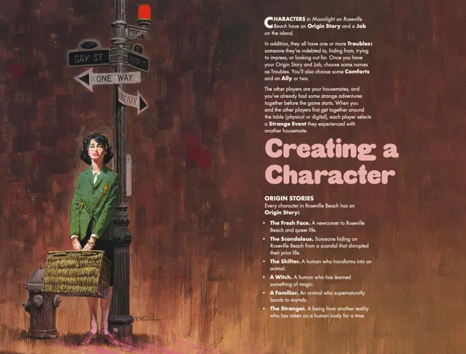 Part of the book about creating a character